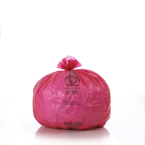 Trash Can Biohazard Bags, 44 Gal (40x48") Thicker
