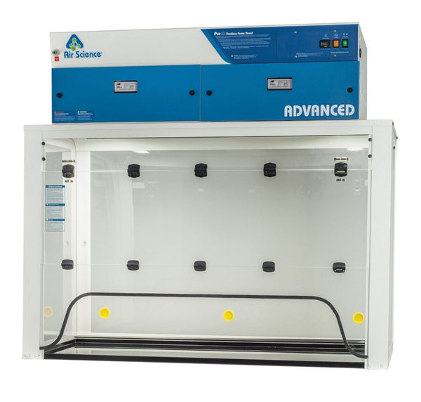 Air Science PURAIR ADVANCED DUCTLESS FUME HOOD, DOUBLE BLOWER VERSION, 69" / 1800MM NOMINAL WIDTH, FSA FILTER SATURATION ALARM AND AUTOCAL AIRFLOW DISPLAY, 115V 60HZ