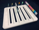 Rankin Basics Slide Drying Rack for 66 Slides, HDPE Plastic (13"x13")