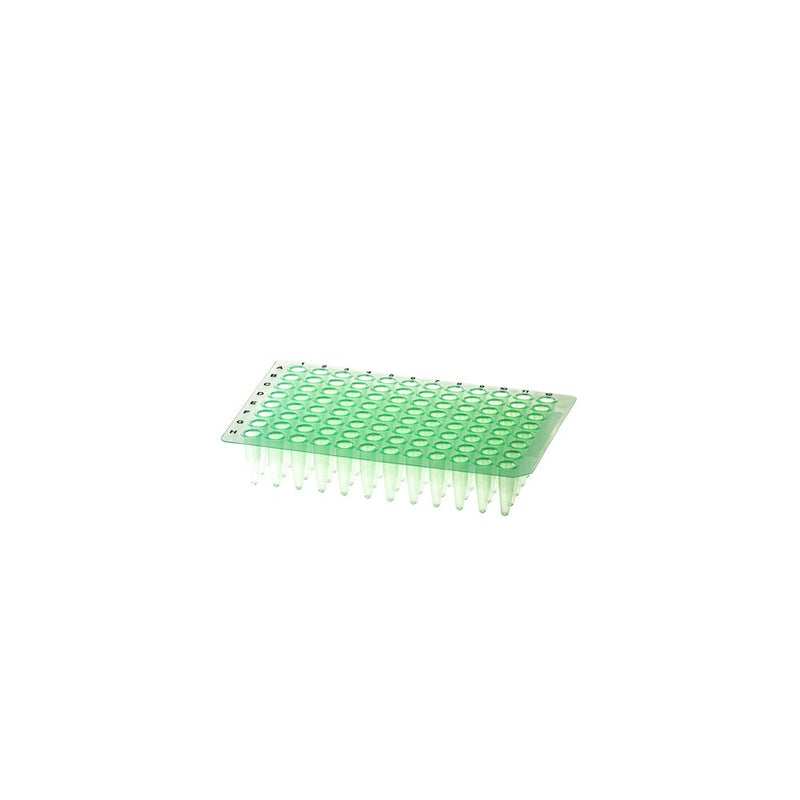 SIMPORT AMPLATE 96 - WELL THIN-WALLED PCR PLATES - 96 Thin Walled PCR Plate, 0.2mL, Green, 10/bg, 10 bg/cs