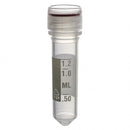 SIMPORT MICREWTUBE TUBES WITH O-RING SEAL SCREW CAP - 2.0mL Tube, Round Bottom, Sterile, Printed, 50/pk, 10 pk/cs (Temporarily Unavailable for Sale)