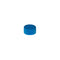SIMPORT COLORED CLOSURES - Flat Caps, O-Ring Seal, Blue, 1000/cs