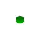 SIMPORT COLORED CLOSURES - Flat Caps, O-Ring Seal, Green, 1000/cs