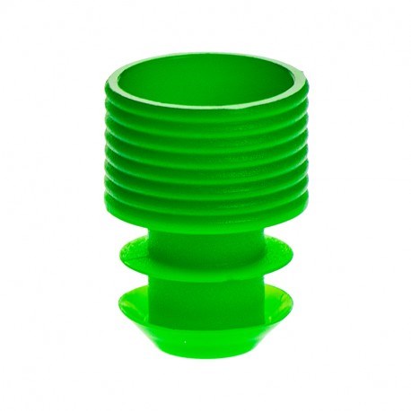 SIMPORT FLANGE PLUG CAPS - Flange Plug Cap, 16mm, Polyethylene, Green, 1000/pk