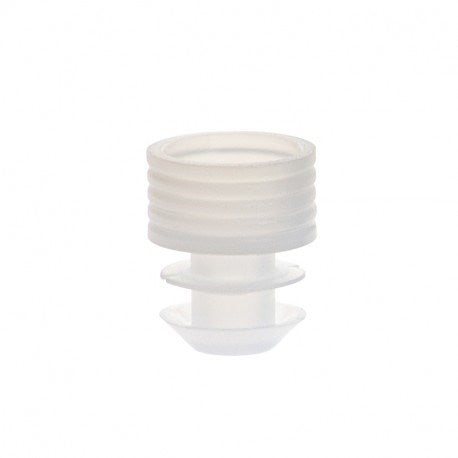 SIMPORT FLANGE PLUG CAPS - Flange Plug Cap, 16mm, Polyethylene, Natural, 1000/pk