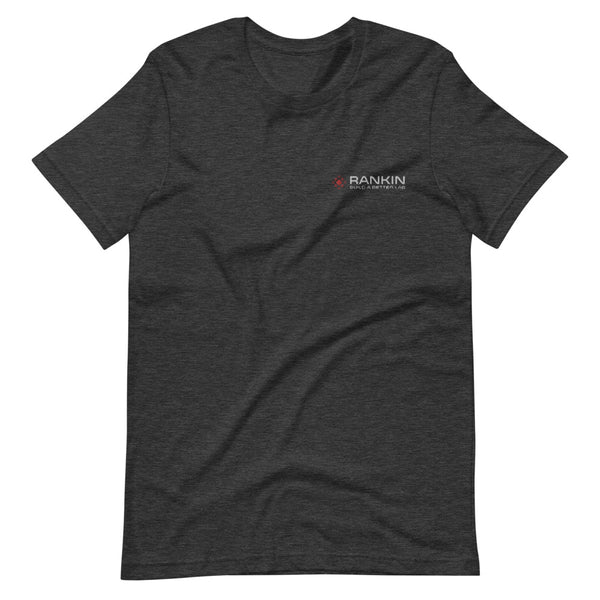 Rankin Logo White Short-Sleeve Unisex T-Shirt